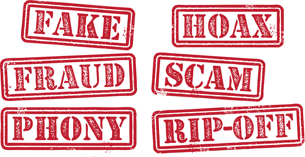 Fake, Fraud, Scam, Hoax, Rubber Stamps